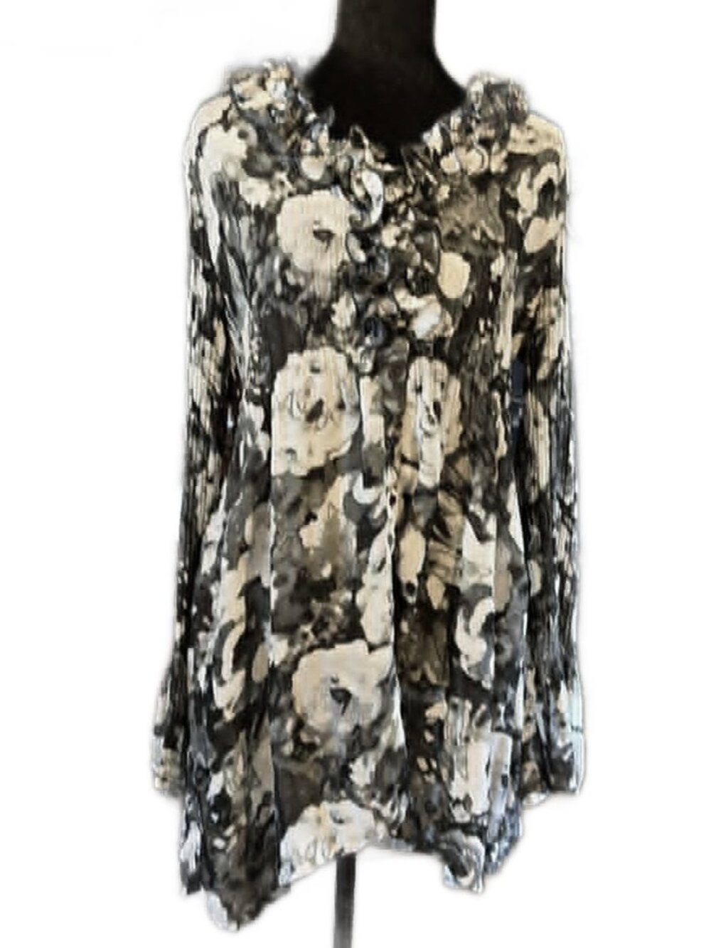 SUNNY LEIGH Floral Chiffon Blouse